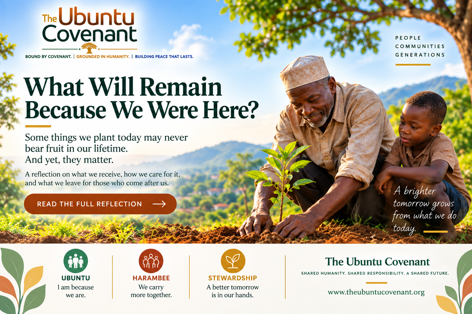 What Will Remain Because We Were Here?