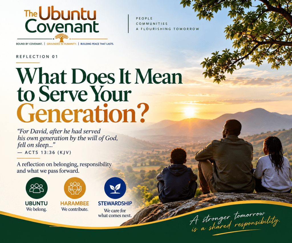 What Does It Mean to Serve Your Generation?
